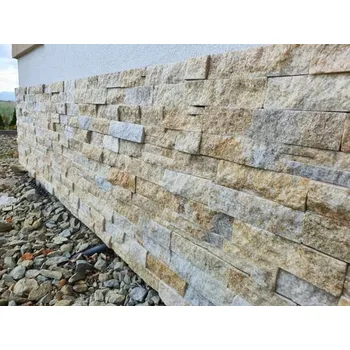 Obklad Přírodní obklad Kvarcit Sugar 15x55 cm