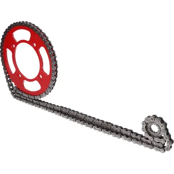 Motodíl 101 Octane Řetězová sada 11/50z, červená, Beta RR 50 Motard 05- MST-KS-1S-197
