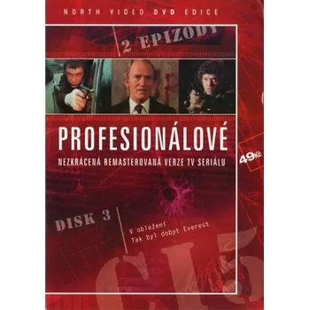 DVD film Profesionálové - DVD 03 (2 díly) - nezkrácená remasterovaná verze (papírový obal)