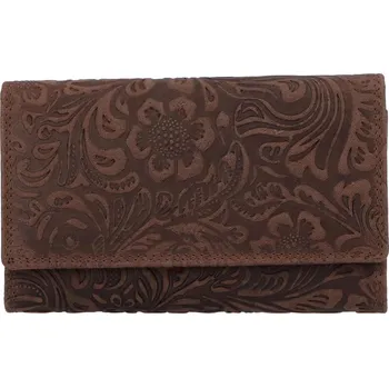 Peněženka Dámská kožená peněženka hnědá - Tomas Imbali hnědá