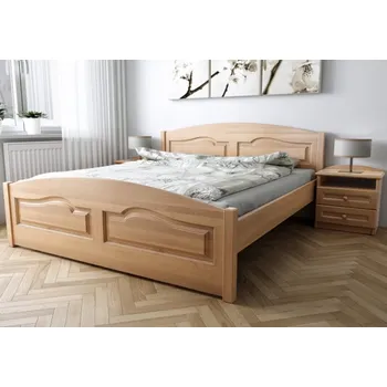 Postel Nábytek Rovder Postel Vanesa, Rovder Výběr moření: Ořech, Rozměr postele: 140x200, Druh dřeva: Bukový masiv
