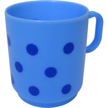 Hrníček plastový 250ml, 1barevný, potisk, mix barev Tvar