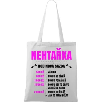 Látková taška Hodinová sazba - nehtařka