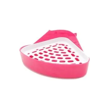 Tatrapet WC rohové pro králíky, 24 x 18 x 11 cm, růžové