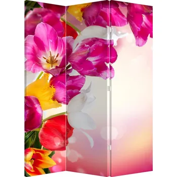 Paraván LuxusniObrazy.cz Paraván - Tulipány