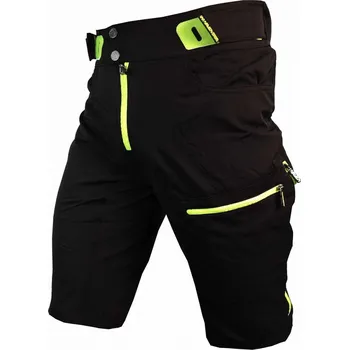 Cyklistické kalhoty Cyklokraťasy HAVEN Singletrail HMS black/green Velikost: L