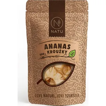 Sušené ovoce Ananas kroužky, 100 g