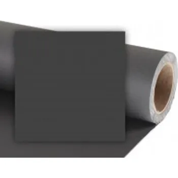 Fotopozadí COLORAMA Black černé papírové fotografické pozadí 2,18x11m