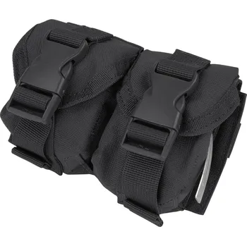 Airsoft CONDOR OUTDOOR Sumka MOLLE na dva granáty ČERNÁ