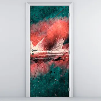 Fototapeta LuxusniObrazy.cz Fototapeta na dveře - Výbuch v petroleji