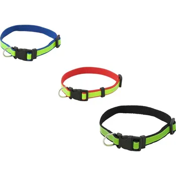 Obojek pro psa Obojek pro psy, reflexní, 30 - 48 cm, 1,5 cm (Reflexní obojek pro psy, vhodná pro malé psy, šířka 18 mm, nastavitelný obvod: 30-48 cm. Obj. číslo: 80837.)