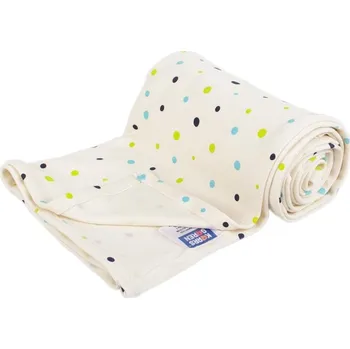 Dětská deka Kaarsgaren Letní deka 70 x 100 cm z biobavlny puntíky