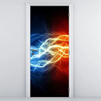 Fototapeta LuxusniObrazy.cz Fototapeta na dveře - Elektrické napětí