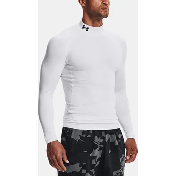 Pánské tričko Under Armour CG Armour Comp Mock 1366072-100 Bílá XXL