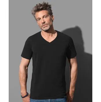 Pánská móda Pánské tričko s výstřihem do V Stedman ST9690