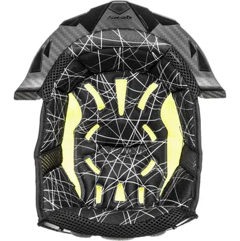 Helma na motorku Klobouk interiéru pro přilbu TWIST 2.0, AIROH (černá) (Velikost: S)