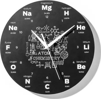 Hodiny MASTER Periodická tabulka prvků