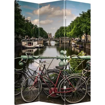 Paraván LuxusniObrazy.cz Paraván - Kolo ve městě