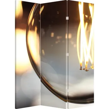 Paraván LuxusniObrazy.cz Paraván - Svítící žárovka