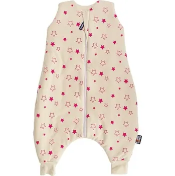 Kaarsgaren Bio spací pytel s nožičkami 70 cm fuchsiové hvězdičky