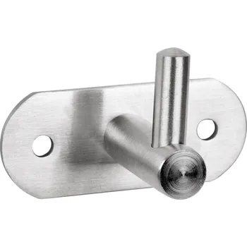 Věšák Walteco Nerezový věšák 60x40mm s jedním hákem