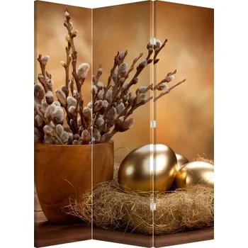 Paraván LuxusniObrazy.cz Paraván - Vejce a kočičky