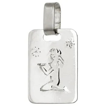 Šperk Přívěšek znamení Panna z bílého zlata ZZ0805PANMBF + dárek zdarma