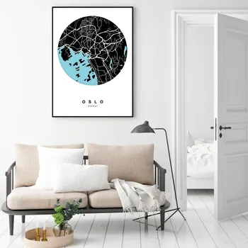 Plakát LuxusniObrazy.cz Plakát - Oslo