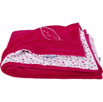 Dětská deka Kaarsgaren Dětská deka vínová list Wellsoft bavlna