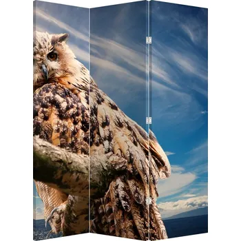 Paraván LuxusniObrazy.cz Paraván - Sova
