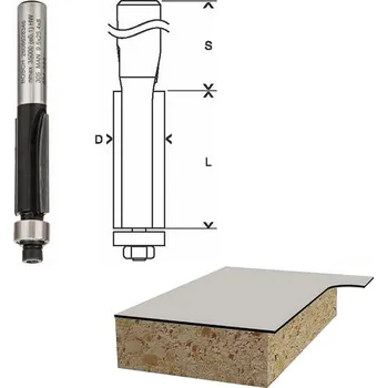 Fréza Frézka 8mm - 9,5mm 25,4/68 Bosch