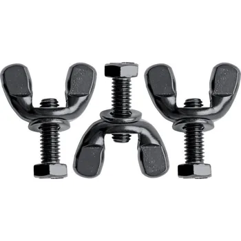 Perkuse Latin Percussion Hardware příslušenství & Náhradní díly Sada šroubů - LP638 Futurelite upevnění nohouČerná barva, práškový lak LP638-LHP 18622