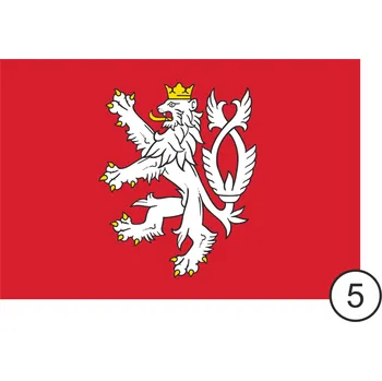 Vlajka Autovlajka #jízda - Čechy (Český lev) (bez držáku) 59944