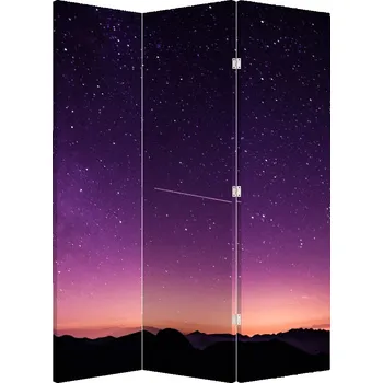 Paraván LuxusniObrazy.cz Paraván - Obloha s padající hvězdou
