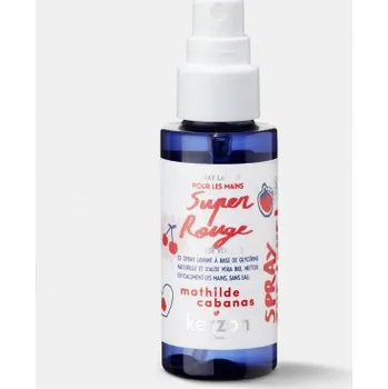 Péče o ruce KERZON PARIS Čisticí sprej na ruce s aloe vera, Super Rouge, bezoplachový, KERZON, 50 ml