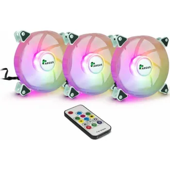 Počítačové chlazení Argus RGB RS-06 120x120x25, skříňový ventilátor