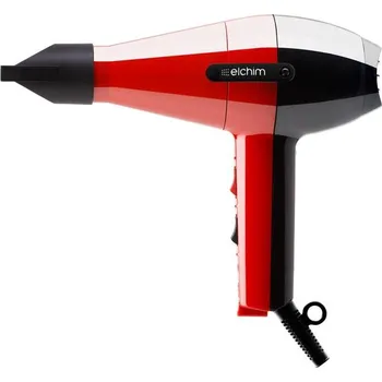 Elchim Fén 2001 Hp High Pressure 2000W, světový profesionál Barva: Černá červená