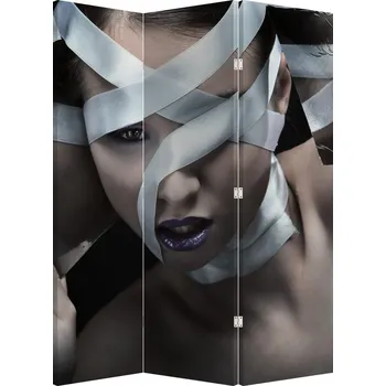 Paraván LuxusniObrazy.cz Paraván - Žena se stuhou
