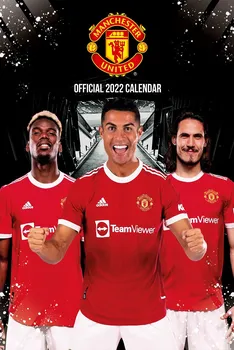 Kalendář Danilo Nástěnný kalendář Manchester United FC 2022