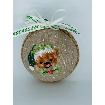 Vánoční dekorace BRIMOON Vánoční baňka s medvídkem moje první vánoce