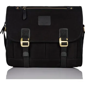 Paolo Peruzzi Pánská textilní taška přes rameno PAOLO PERUZZI; černá