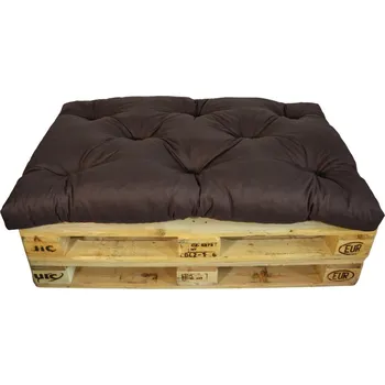 Podsedák Polstr na paletový nábytek - 120 x 80 cm - hnědý