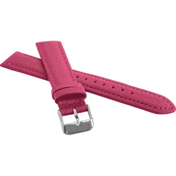 Růžový polstrovaný řemínek BISON z luxusní kůže Top Grain LSHUX Šířka řemínku: 14mm