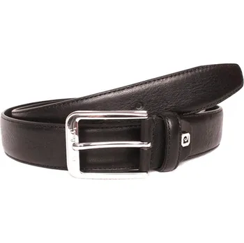 Opasek Pánský kožený opasek Pierre Cardin 8001 délka 125/110 cm černý | KabelkyproVas.cz