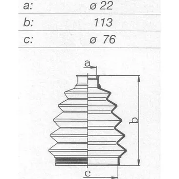 Manžeta ke kolu Manžeta kloubu GOMET - sada