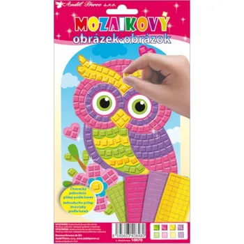 Mozaiková sada Anděl Přerov Mozaikový obrázek 21 x 14 cm 300 ks