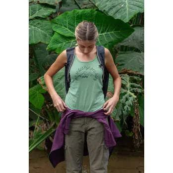 Dámské tílko Mé srdce bije pro hory Barva: Mätová, Velikost: M