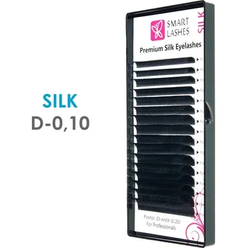 Umělé řasy SILK - D - 0.10