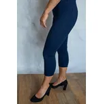 Stahující tmavě modré 3/4 legíny PAULO CONNERTI T-506 vysoký pas XXL