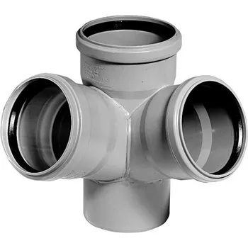 kanalizace odbočka HTED DN 110 / 50 / 50 / 67° rohová